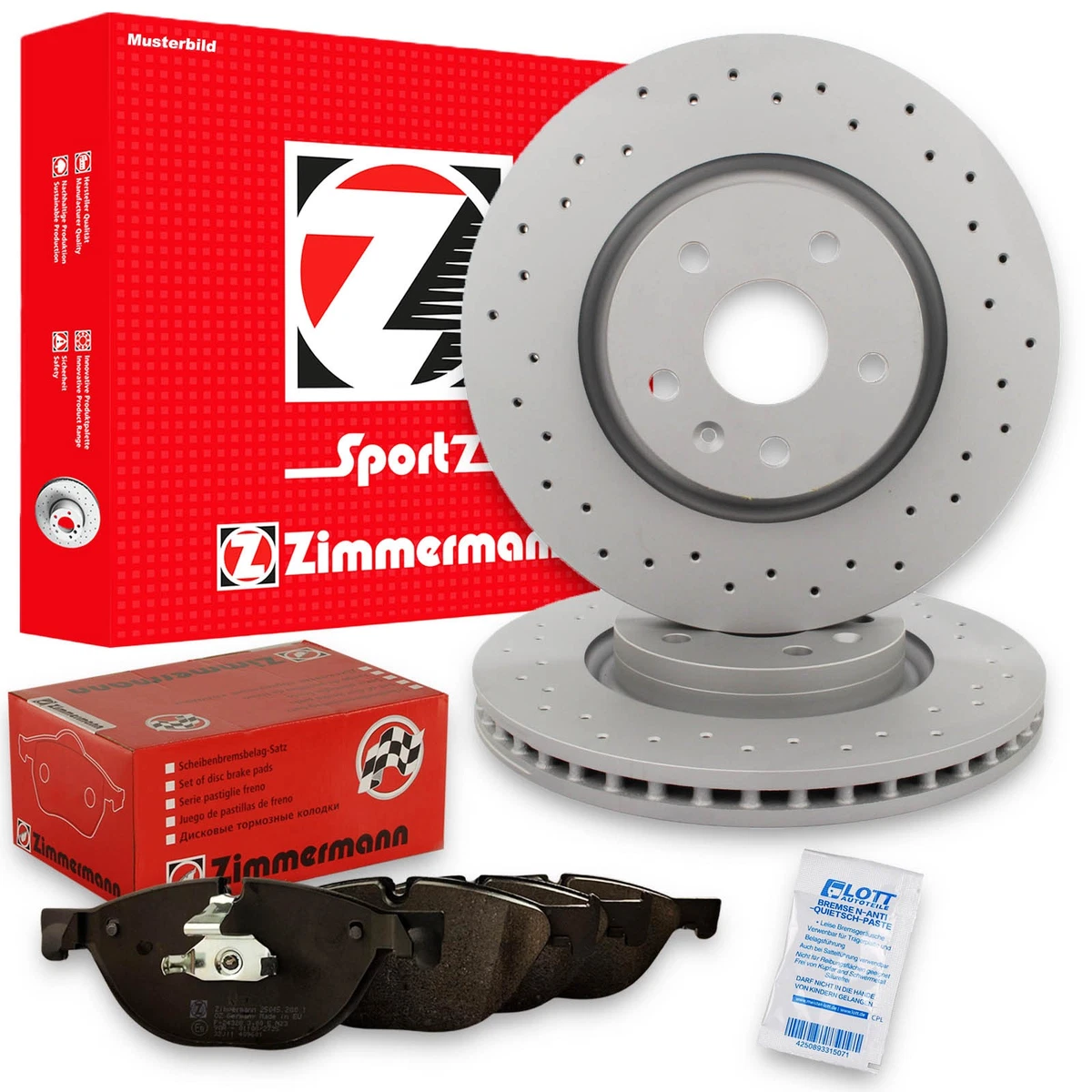 Гальмівні диски та колодки Zimmermann для MINI PACEMAN R61
