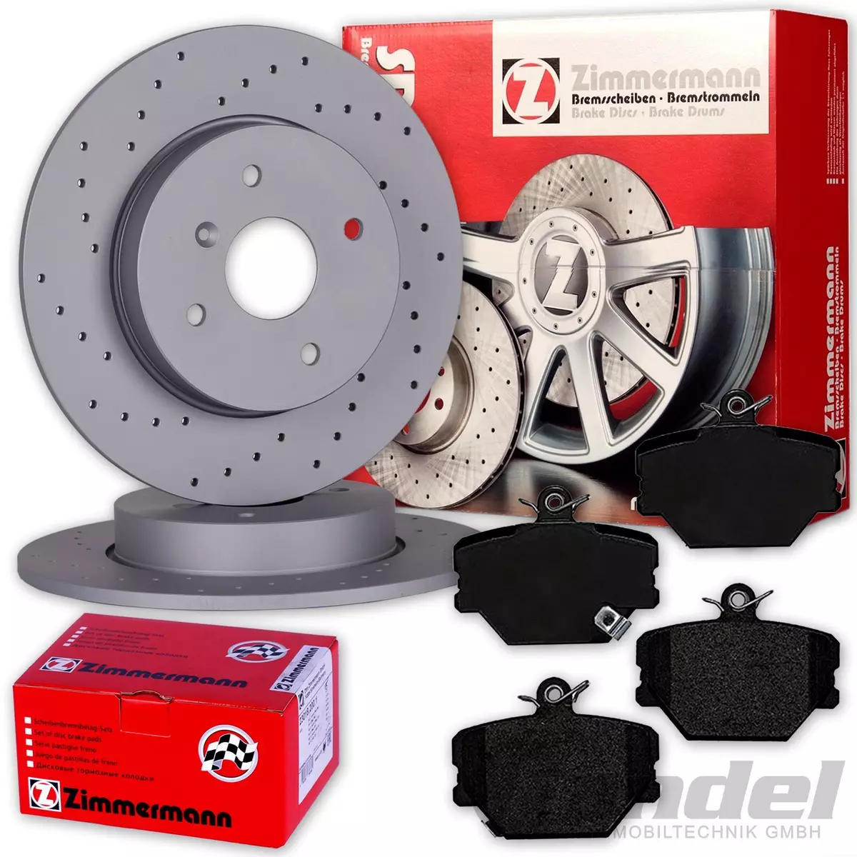 Найкращі гальмівні колодки та диски Zimmermann для Jeep Cherokee (KJ)